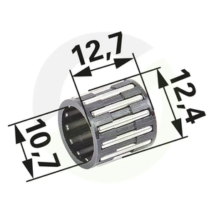 Igličasti ležaj 12,4x12,7x10,7 mm