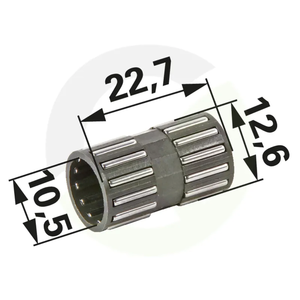 Ležaji za pogonske zobnike AD:12,6mm ID:10,5mm L:22,7mm