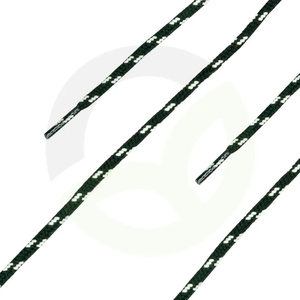 Vezalke 130 mm - črna-srebrna