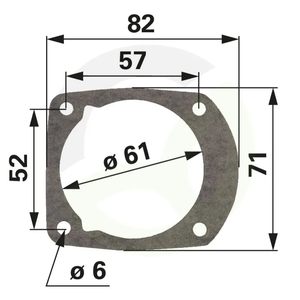 Tesnilo cilindra Husqvarna 501801302, 50180