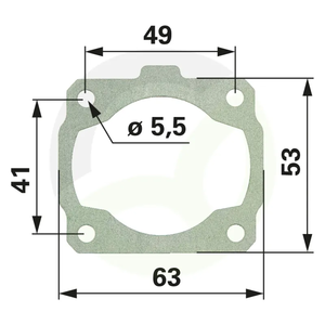 Tesnilo cilindra Stihl 11290292303