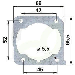 Tesnilo cilindra Husqvarna 503894401