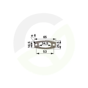 Tesnilo izpuha ustreza Husqvarna 503920701