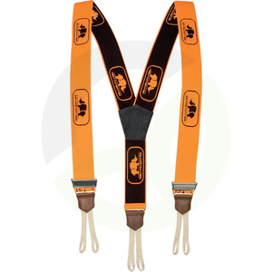 Naramnice oranžno črne širina 4 cm