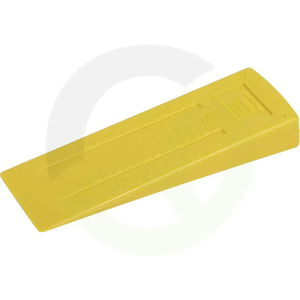 Zagozda rumena PVC 180x65x25 mm