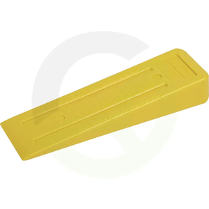 Zagozda rumena PVC 245x75x40 mm