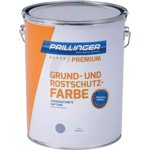 Temeljni premaz z zaščitno barvo proti rji - Premium - siv - 6 kg