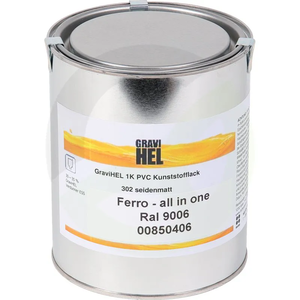 Temeljni premaz z zaščitno barvo proti rji - RAL 9006 - srebrn - 750 ml
