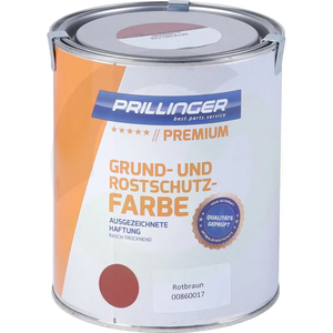 Temeljni premaz z zaščitno barvo proti rji - Premium - rdeče rjav - 1 kg