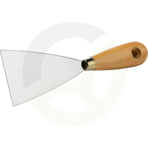 Lopatica za kitanje z lesenim ročajem - lakirana - 100mm