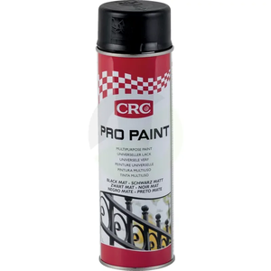 Temeljna barva za kovine Pro Paint v spreju črna mat - 500 ml
