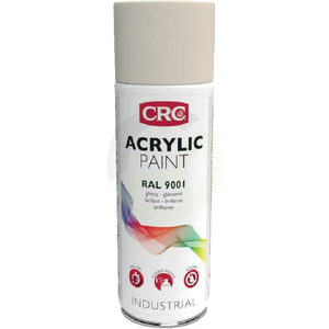 Akrilna barva v spreju - RAL 9001 - krem ​​bela - 400 ml - sprej