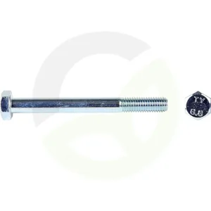 Matični vijak M8 x 45 mm, delni navoj, kakovost 8.8, 100 Kos pocinkano jeklo, DIN931