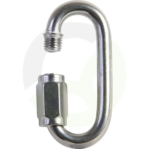Verižni člen z matico 8 mm - V4A nerjavno jeklo - polirano - DIN56926-A