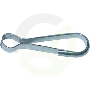Vzmetni karabin 30 x 6 mm - fiksen - 10 Kos pocinkano jeklo - DIN5287-A
