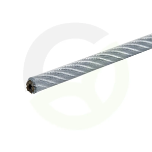 Jeklenica 8,0 mm - oplaščena z umetno maso pocinkano jeklo