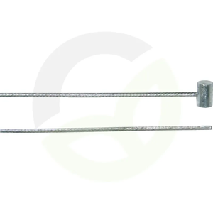 Žica plina fi 1,25 mm - s prirobnico 5 x 8 mm jeklena žica - pocinkana