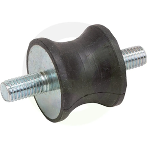 Gumijasti-kovinski blažilnik tip AT, 25 x 20 mm teliran 2x zunanji navoj M6 x 15 mm