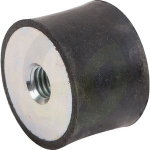 Gumijasti-kovinski blažilnik tip 3, 30 x 25 mm cilindrični 2x notranji navoj M8 x 8 mm