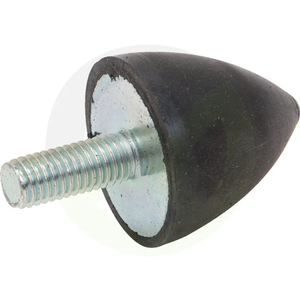 Gumijasti-kovinski blažilnik tip KP, 30 x 30 mm stožčat 1x zunanji navoj M8 x 20 mm