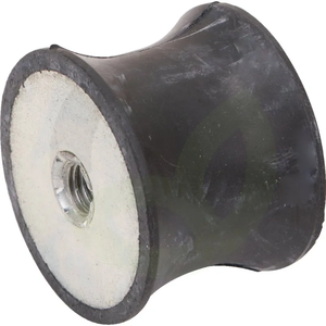 Gumijasti-kovinski blažilnik tip CT, 70 x 53 mm teliran 2x notranji navoj M10 x 10 mm