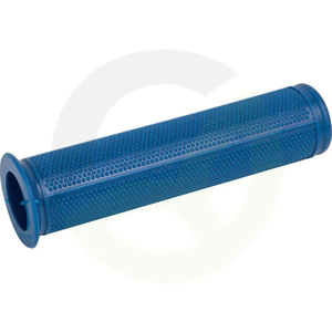 Cevni ročaj fi 22 x 120 mm - nasadni - moder