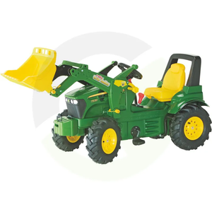 Poganjalček - Traktor John Deere 7930 z gumijastimi kolesi in nakladalcem