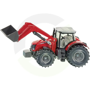 Siku traktor Massey Ferguson s sprednjim nakladalnikom (1985)