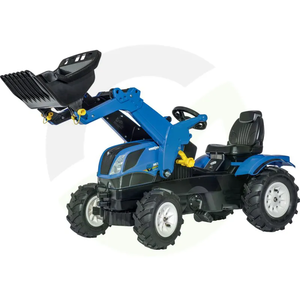 Poganjalček - Traktor New Holland TZ z nakladalcem
