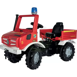 Poganjalček - Unimog - gasilski - s prestavami in zavoro