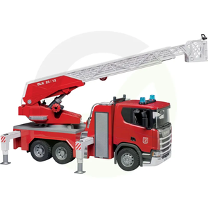 Bruder tovornjak Scania Super 560R gasilsko vozilo z lestvijo (03591)