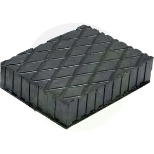 Gumijasta podloga tip FSD 2 - 160 x 120 x 40 mm za dvigalke za vozila
