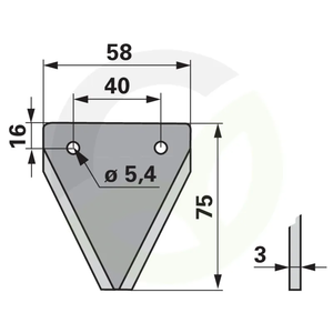 Rezalni nož FN36R 3 MM, 25 KOS, 25 Kos