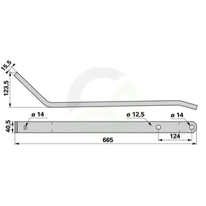 Nosilec vzmetnih prstov Stoll JF 0673610