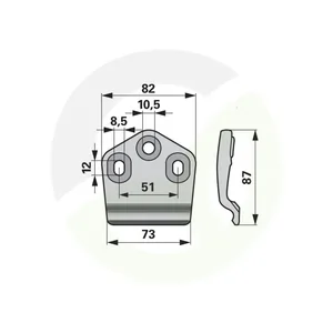 Nosilec noža ESM 3322050