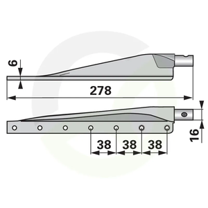 Glava kose ESM 3450730 - spodnja