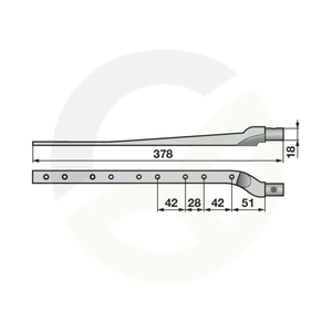 Glava kose ESM 3451250 - zgornja