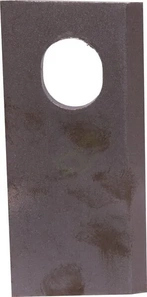 Nož kosilnice levi 105x4 mm ovalna luknja 23,0x20,5 mm - primerno za Taarup - Kramp 5385KT5514200001