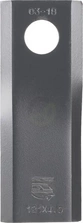 Nož kosilnice levi 122x45x4 mm - luknja Ø 18,25 mm - 25 kosov - Kramp 56451200KR