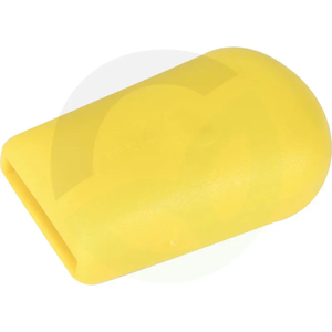 Pokrovček ročaja za ploščate profile 25 x 4 mm - rumene barve