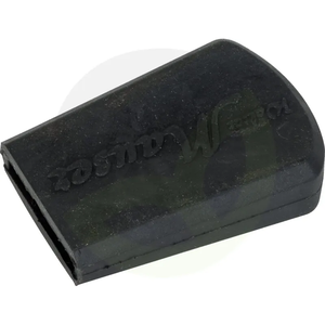 Pokrovček ročaja za ploščate profile 25 x 3 mm - črne barve