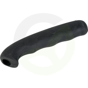 Pokrovček ročaja za okrogli profil premer 12 mm - črne barve