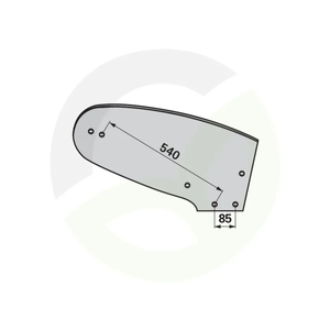 Deska pluga desna Kuhn 616190