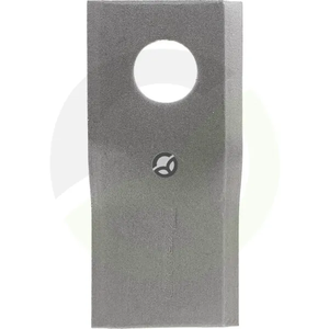 Nož kosilnice levi 100x48x3 mm luknja Ø 19 mm - primerno za Niemeyer - 25 kosov - Kramp 570419KR