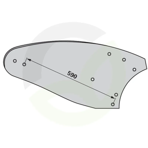 Deska pluga desna Lemken 3441034