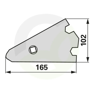 Plošča plaza desna/desna Lemken 340 1903