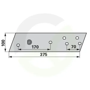 Plošča plaza sprednji, desna V&N P89.034.01