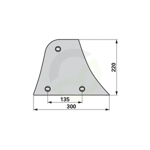 Golenica pluga desna V&N NI024080