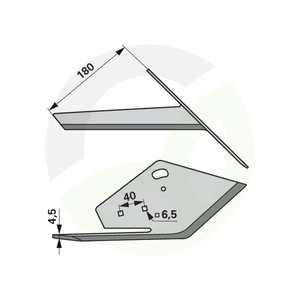 Nož freze 180 mm, desni K.U.L.T. K.HS 49918R