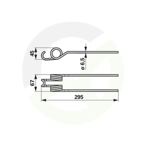 Vzmetni prst Reform MKW 1215012